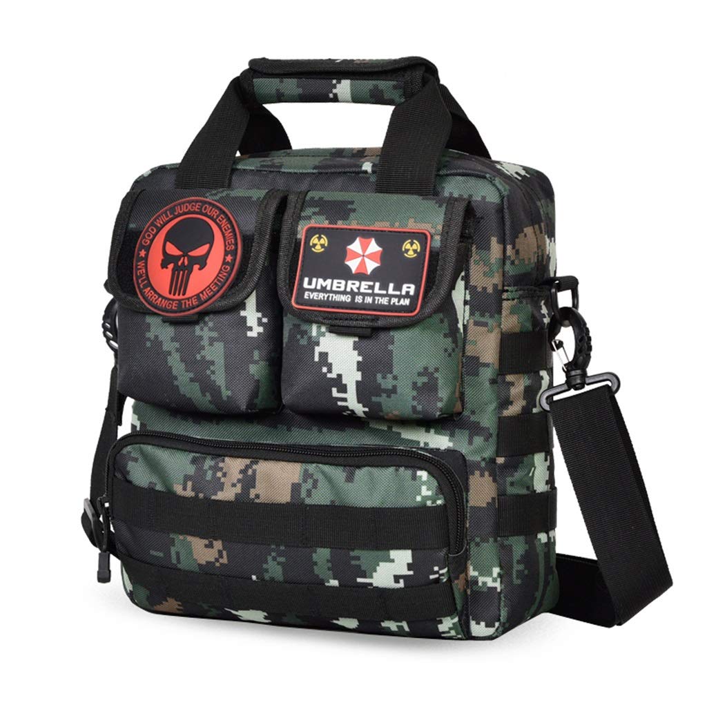 YYF Crossbody Waterproof Laptop Bag Large Capacity (Color : A)