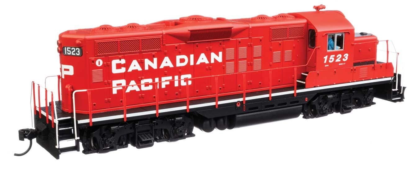 Walthers Mainline 910-10434 HO Scale EMD GP9 Phase II with Chopped Nose - Standard DC - Canadian Pacific #1523