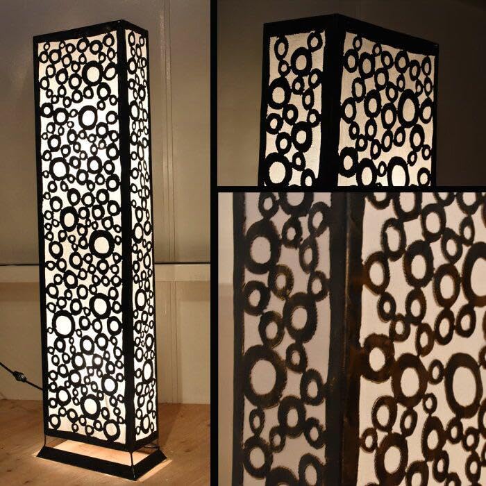 ＊バリ島　スタンド　フロアランプ＊ バリ島 スタンド フロアランプ＊ フロアライト ガラスと枝のデザイン