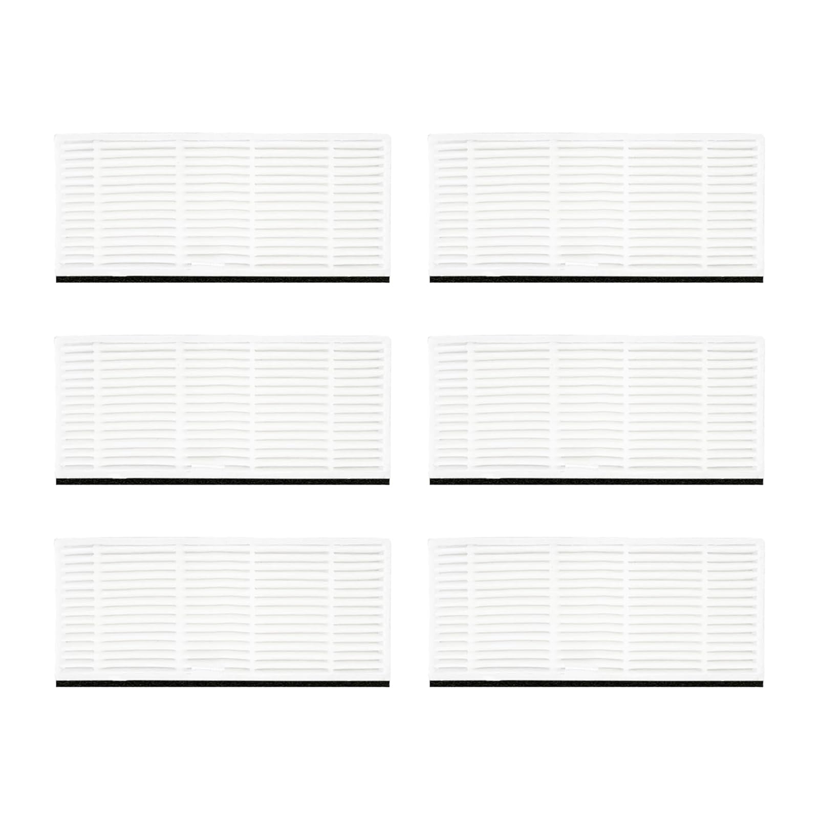 NUHFUFA 6 PCS HEPA Filter Replacement Part Robot Vacuum Cleaner Accessories for Honiture Q6 Pro/Laresar L6 Pro Sweeper
