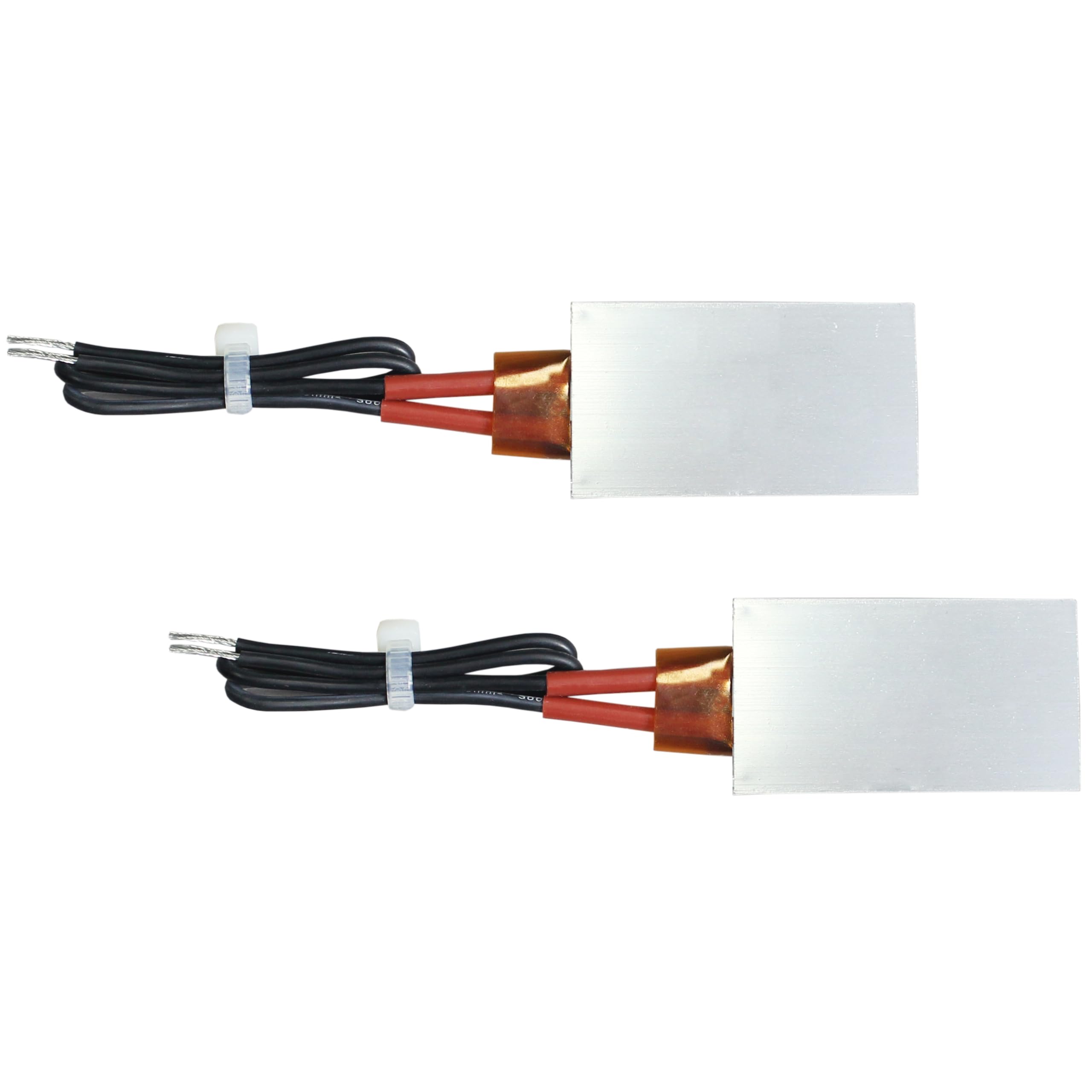 2PCS PTC Heating Element AC/DC 110V 60 Degree Insulated Constant Temperature Ceramic Thermostatic Heaters Plate Aluminum Shell Miniature Heating Tools for 3D Printer 1.96x1.12", PTCYIDU