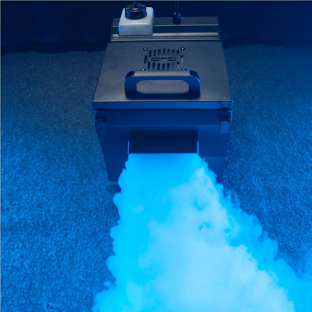 SPARKLERS CLUB Macchina nebbia 1500 W - funziona con liquido, serbatoio 1,2 l, telecomando incluso - 340 m³/min, ideale per matrimoni, DJ e professioni, facile da trasportare