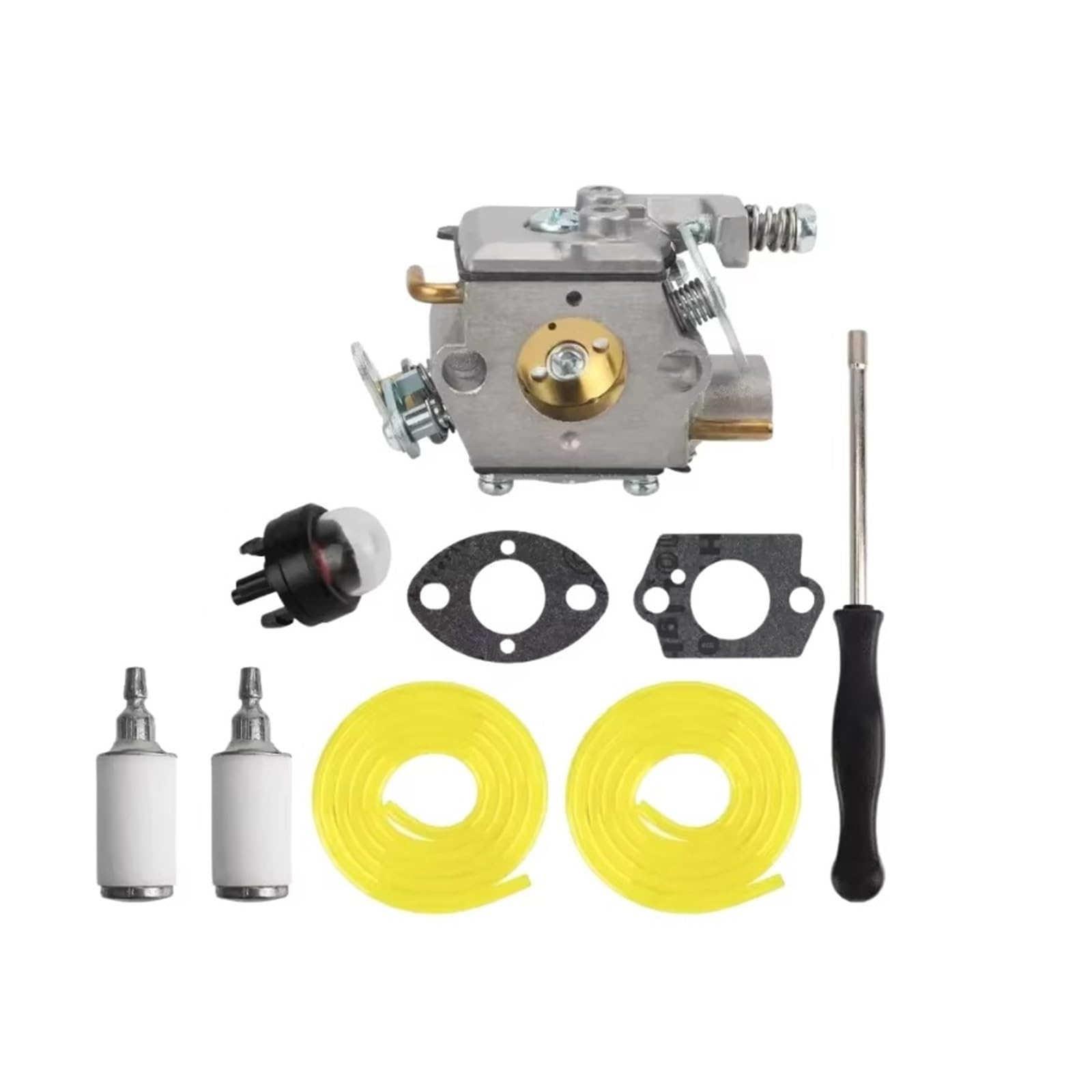 Motor Carburador Junta Carburador Motosierra Gasolina Para Ryobi RY3714 RY3716 Filtro Combustible Manguera Combustible Bulbo Cebado 309376002 Carburador