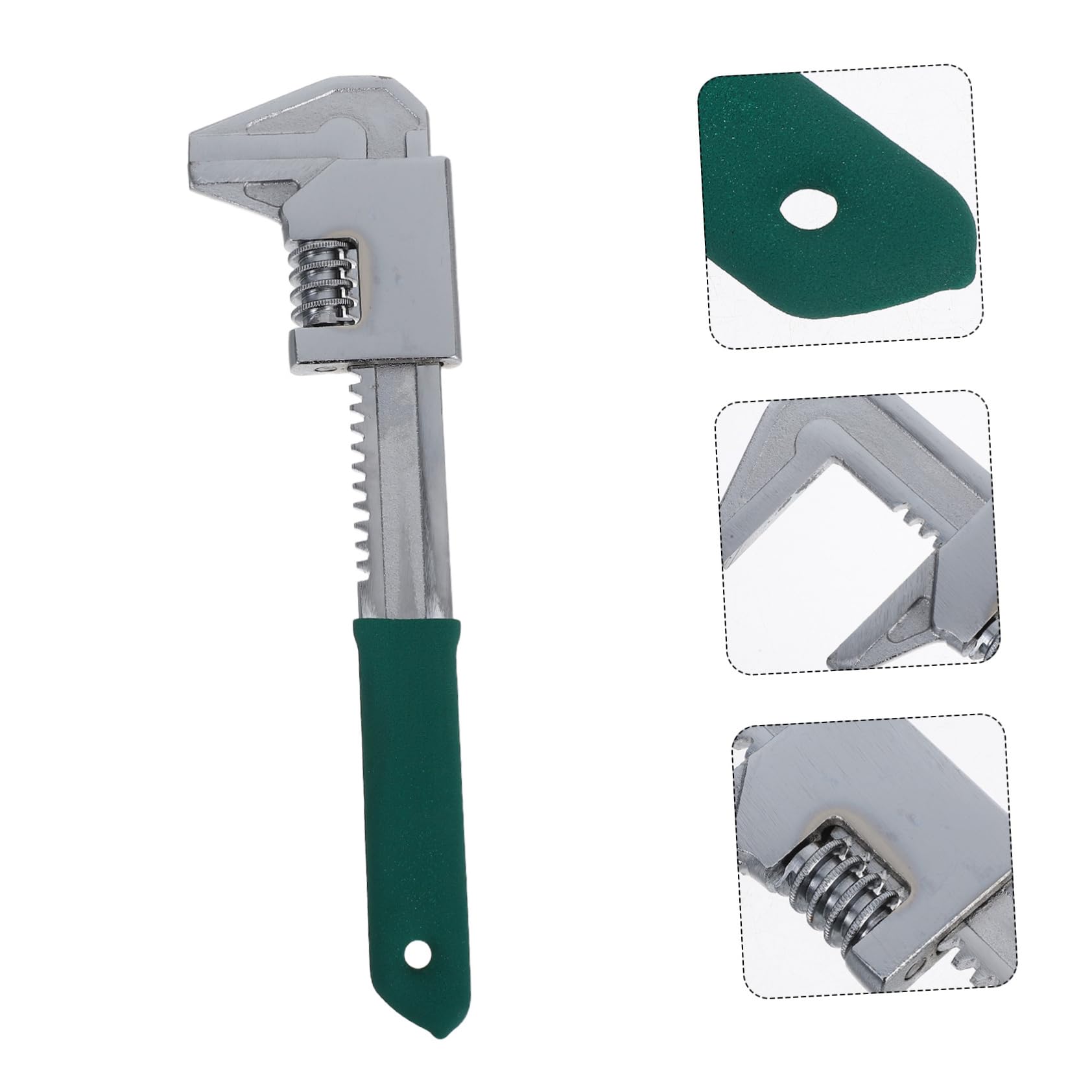 Cabilock Llave De Ángulo Recto Ajustable De Acero Llave Inglesa Para Plomería y Reparación De Automóviles Útil Espacios Reducidos
