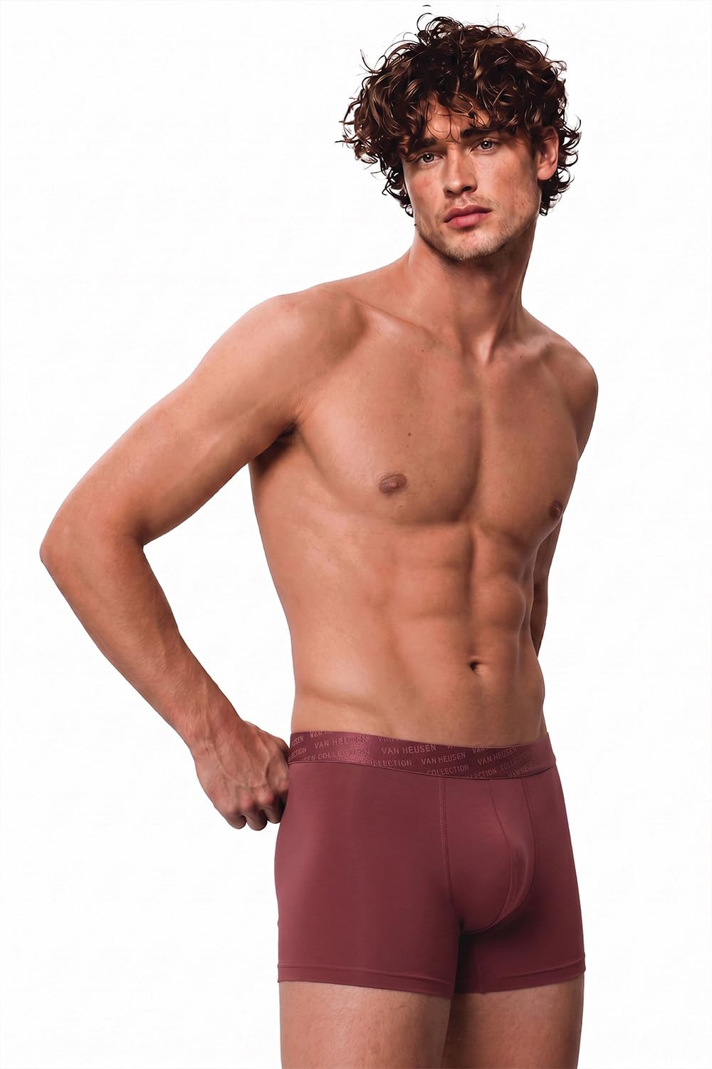 Men Solid Microfiber Tactel Trunk- 4 Way Stretch, No Ride Up, Ultra Soft-image-20