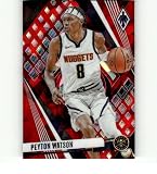2023-24 Panini Phoenix Red Ice Prizm #50 Peyton Watson Denver Nuggets NBA Basketball Trading Card