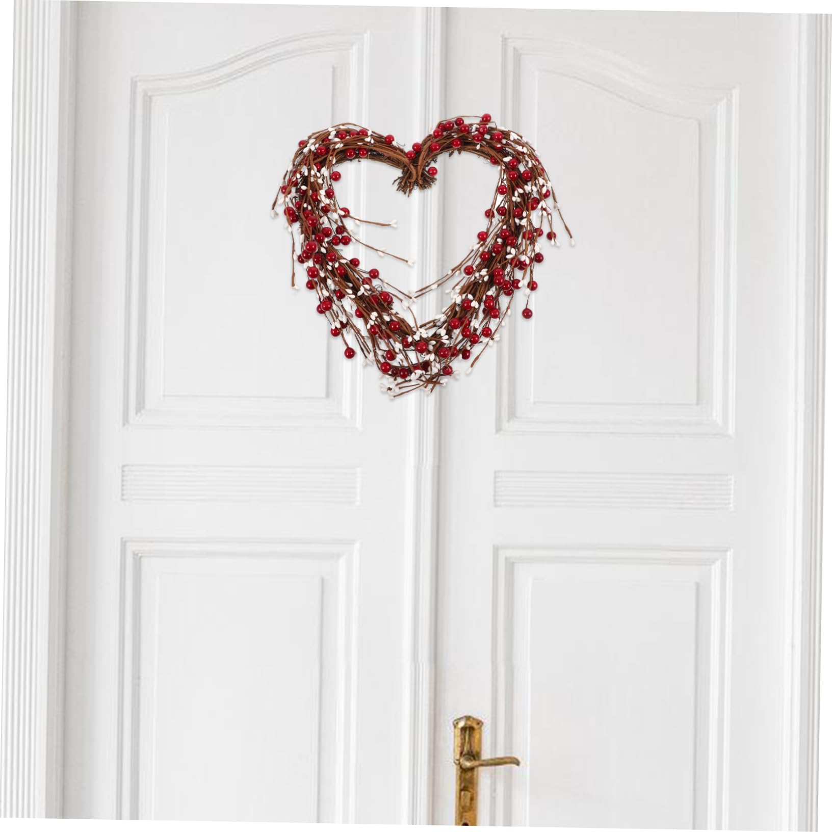 de Frutos Rojos con Forma de Corazón para Modelar Decorativa para Colgar en La Pared en El Día de San Valentín