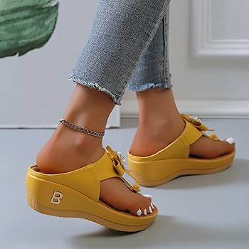 Amazon.com: Women Sandals Thong Platform Wedge Beach