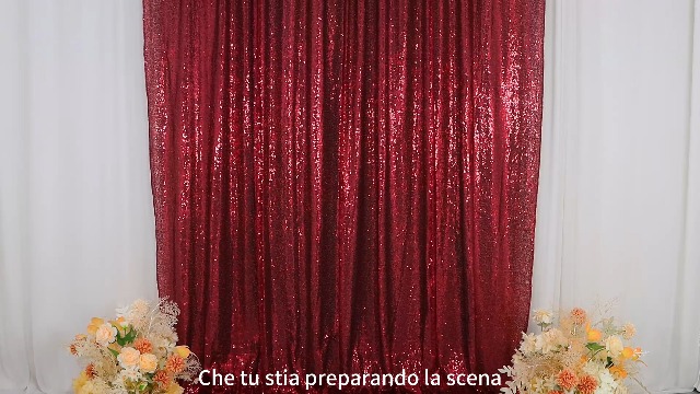 1iAM 2 Tende Decorative In Rete Rosso 2,6x1,5m - Stoffa Trasparente In Nylon Per Compleanni, Matrimoni, Feste, Sfondi Cabana E Decorazioni Eventi - Riutilizzabile