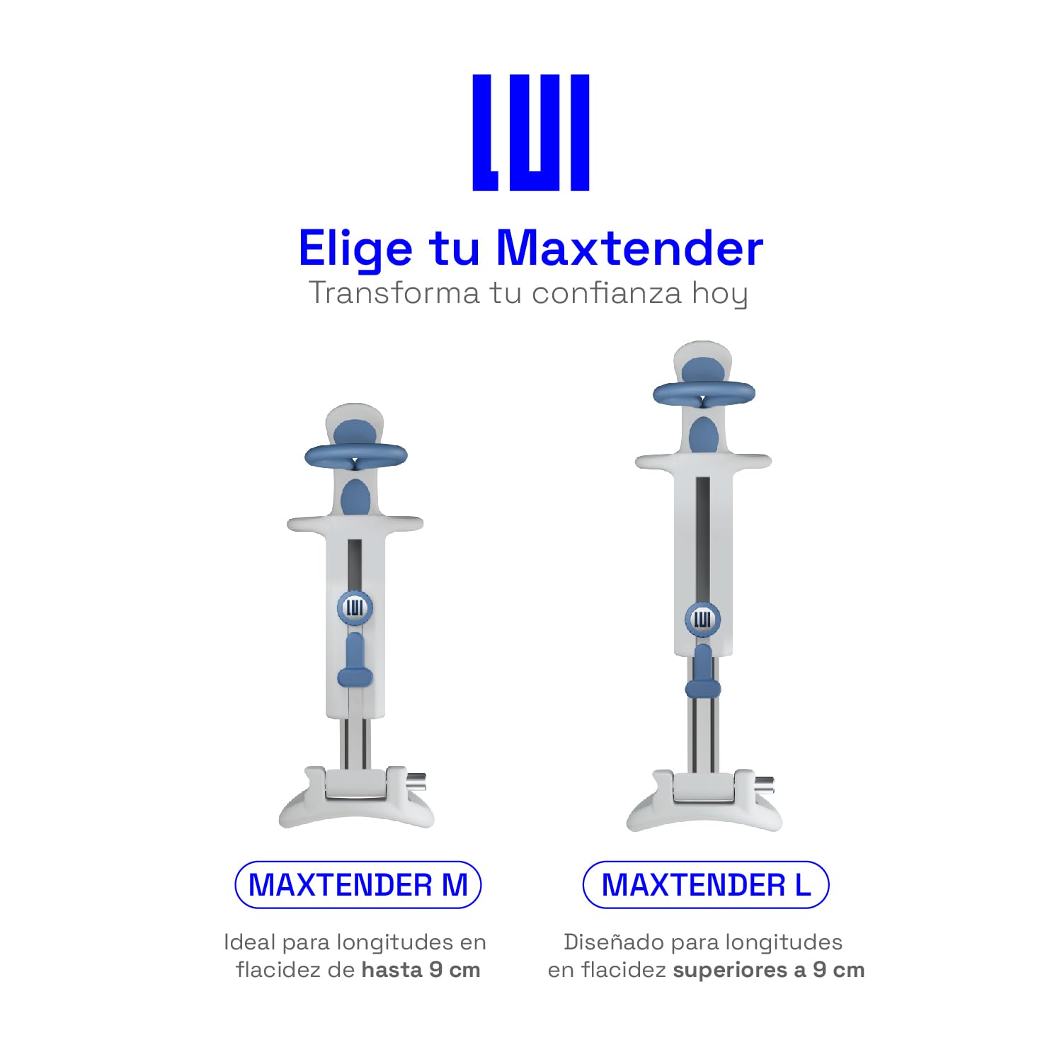 LUI MAXTENDER L Extensor de Pene Premium – Sistema alargador Adaptive Gear Tech, Material Médico para el crecimiento, Diseño Ergonómico, Confort Prolongado - Mejora Progresiva y Natural
