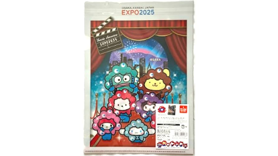 2025年万博ミャクミャク・クリアファイル8枚セット 大阪関西万博2025 】ミャクミャク メタリック クリアファイル
