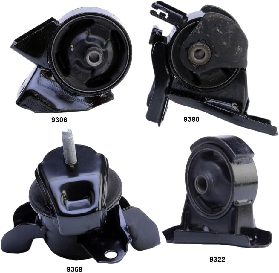 4pcs Engine and Manual Transmission Motor Mount Set Kit Front Rear Left Driver and Right Passenger Side L4 for Hyundai for Tucson 2.0L 2005-2009,for Kia for Sportage 2.0L 2005-2010