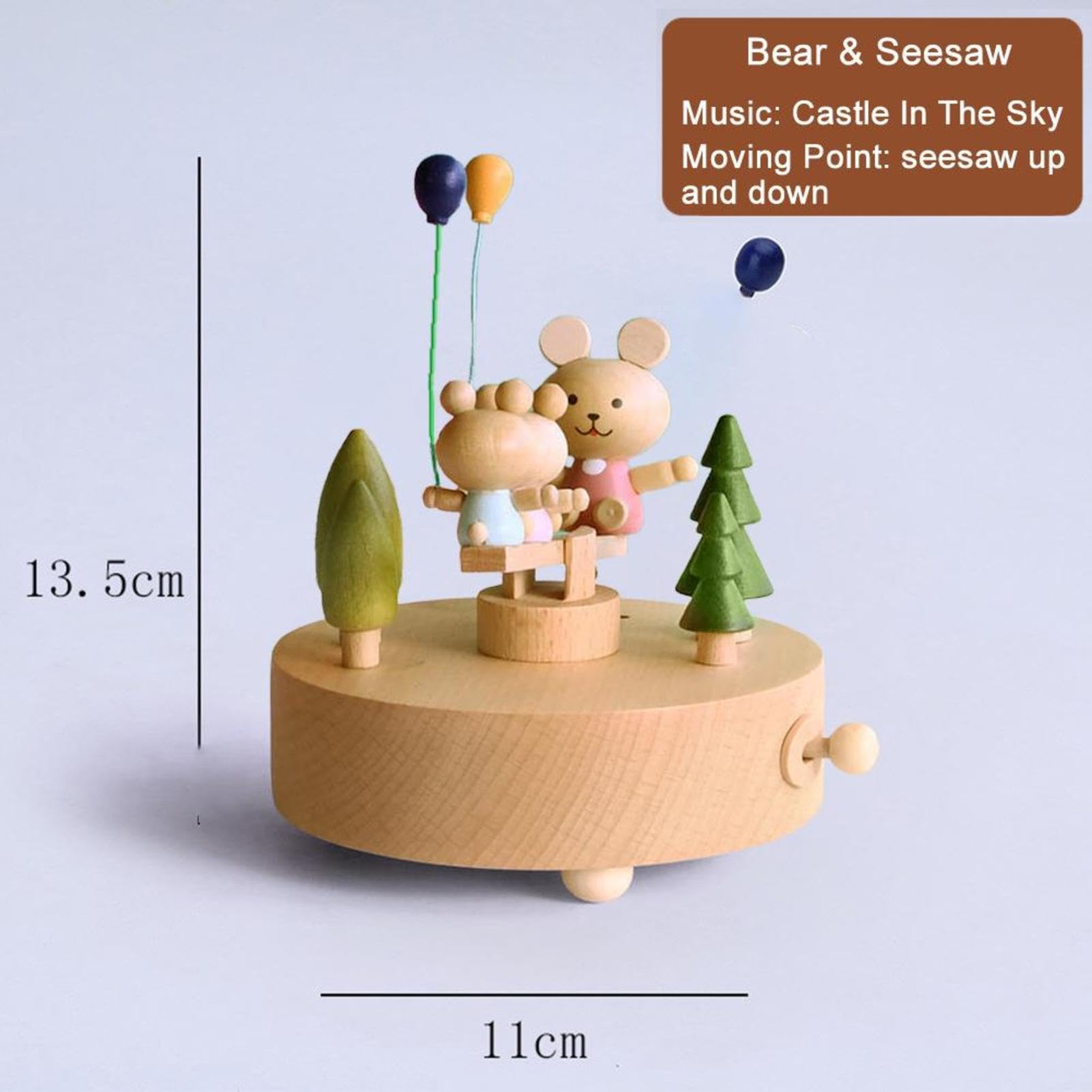 de música para niños, de música de madera, de música para bailarina de Clockwork | de música clásica para niñas, regalo de cumpleaños de Navidad o decorativo de