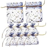 CAXUSD 100個網状ジュエリーバッグ オーガンザバッグ 結婚式 誕生日用 袋