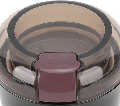 Miniatura 8 de Molinillo eléctrico pequeño, portátil, fácil de moler, operación visual, molinillo eléctrico de hierbas para especias para hierbas (enchufe de EE.