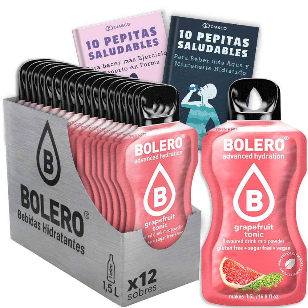 24 x Bebida Bolero COLA Hidratante Sin Azucar (24x9 grs) + 30 Pepitas Saludables para una vida más sana by Cia&Co — view 89