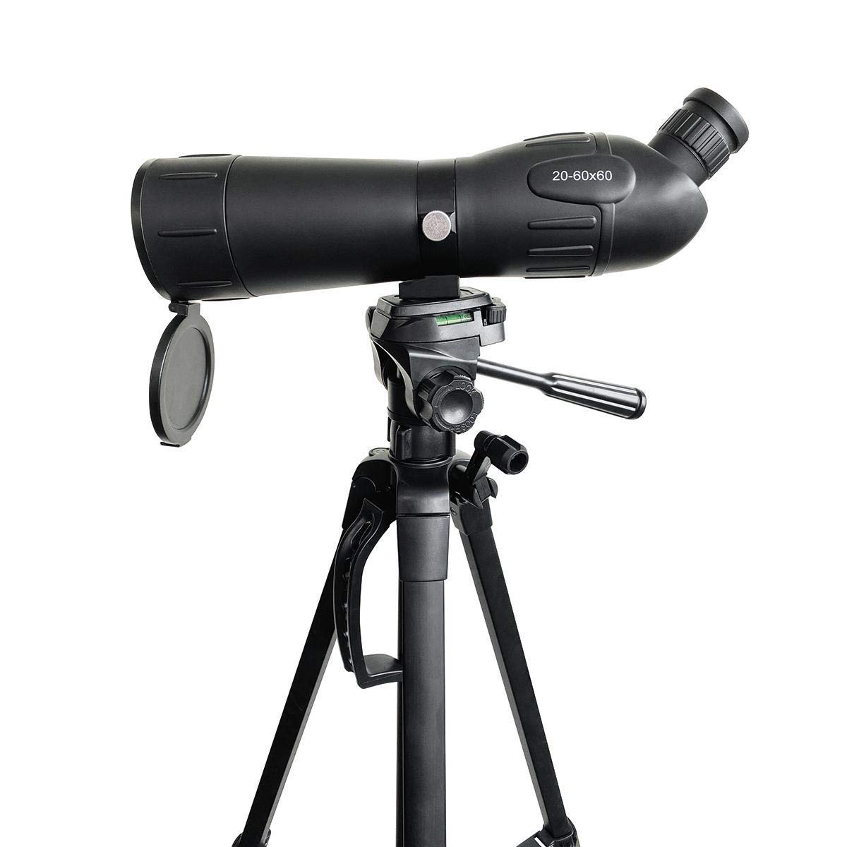 Scope Spotting | Range di ingrandimento: 20-60 | Diametro della lente dell'obiettivo: 60 mm | Campo visivo: 38 m | Correzione diottrica | Borsa da viaggio inclusa | Nero