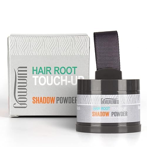 Gowwim Root Touch Up,Polvo de cabello para llenar instantáneamente la pérdida de cabello y la línea de cabello retrocedente polvo de sombra en