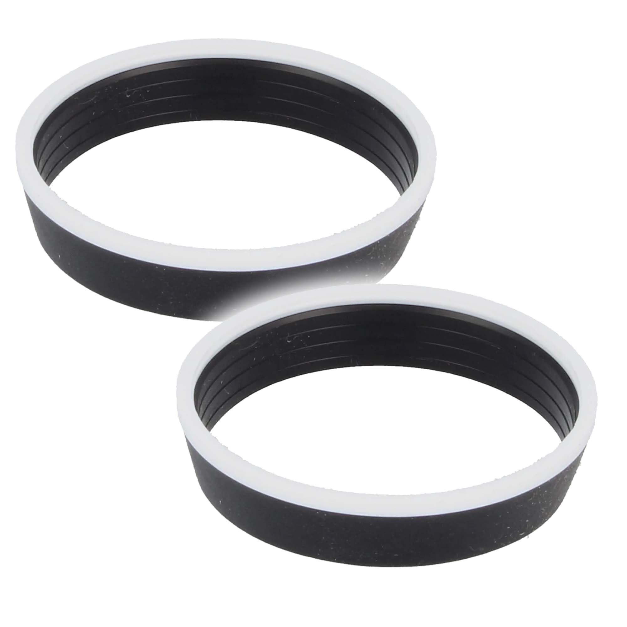 Tecuro See Description 2 X Wedge Seal Clamp Seal Nw 32 Mm With Retaining Ring For Siphon