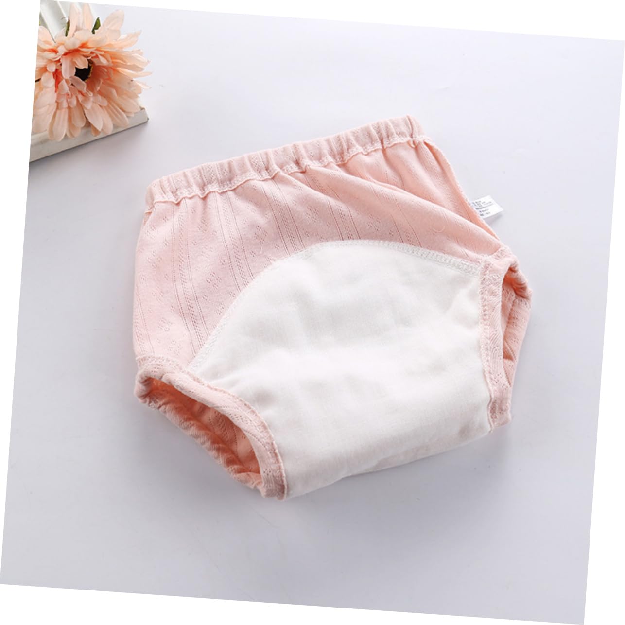 UPKOCH 2 Sets Baby-töpfchen-trainingshosen in Verschiedenen Farben und Atmungsaktive 4-lagige Trainingshosen für Säuglinge Wiederverwendbare Töpfchenunterwäsche 90 Yards 3 Stück