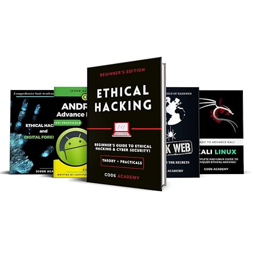 Ethical Hacking All-in-One Bundle (Set of 5 Books) | Ethical Hacking | Kali Linux | Darkweb | Android Hacking | Digital Forensics (Spiral-Bound)