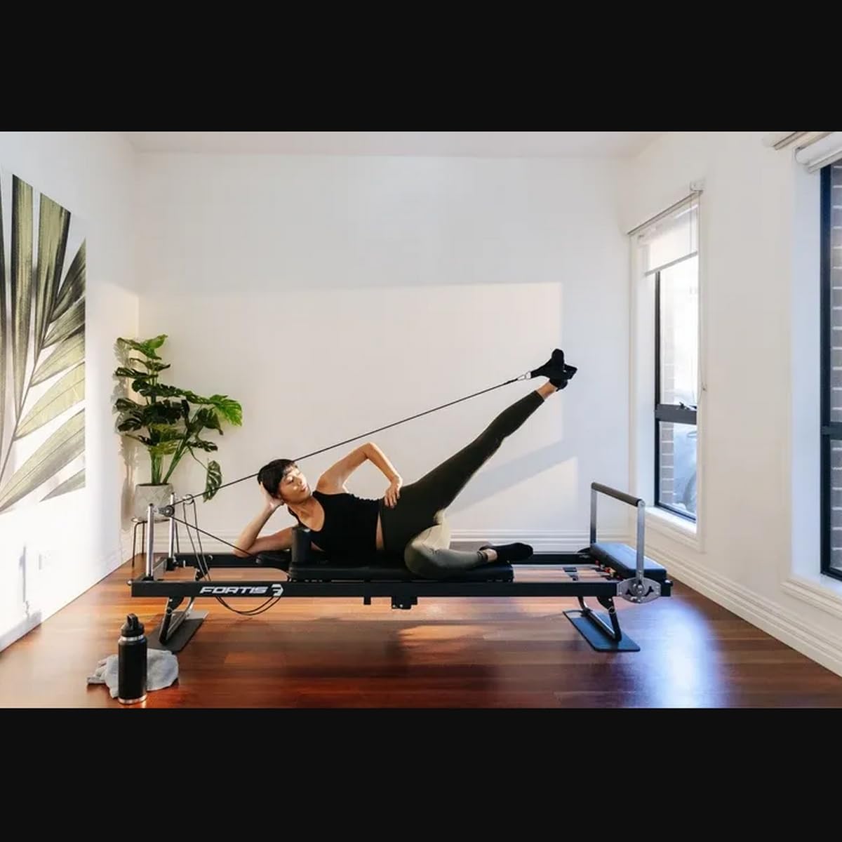 GORICA Reformer Macchina fitness allenamento casa pieghevole regolabile