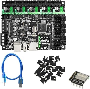 MKS Robin Nano V3.1 32bit 168MHz Controller Motherboard TS35 Touch Screen Display WiFi Module Robin Board Fit UART3 Dual Z Axis with WiFi