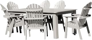 highwood Hamilton Adirondack 7pc Dining Set 72" x 42", Harbor Gray