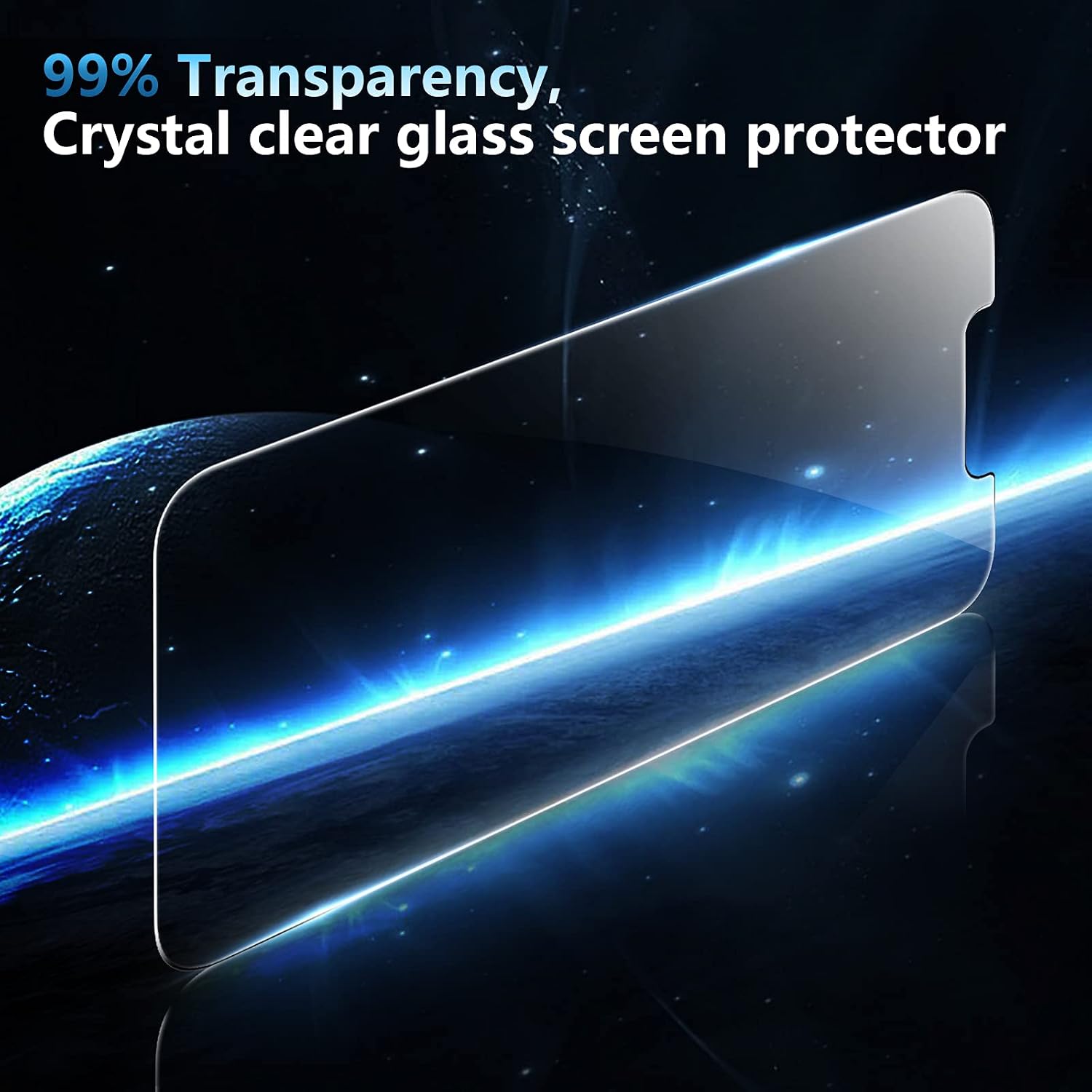 xiwxi for iPhone 13 Pro/iPhone 13 Screen Protector [6.1 inch],[Ultra Strong Tempered Glass] [9H Anti-Scratch Durable] [HD Film]-[2 Pack] Transparent