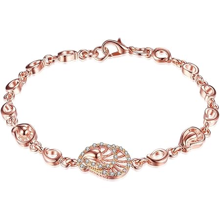 Amazon Rockyu ジュエリー ブランド 人気 ブレスレット レディース ピンクゴールド 18k シェル ジルコニア 可愛い ブレスレット 通販 Amazon Rockyu ジュエリー ブランド 人気 ブレスレット レディース ピンクゴールド 18k シェル ジルコニア 可愛い ブレスレット 通販