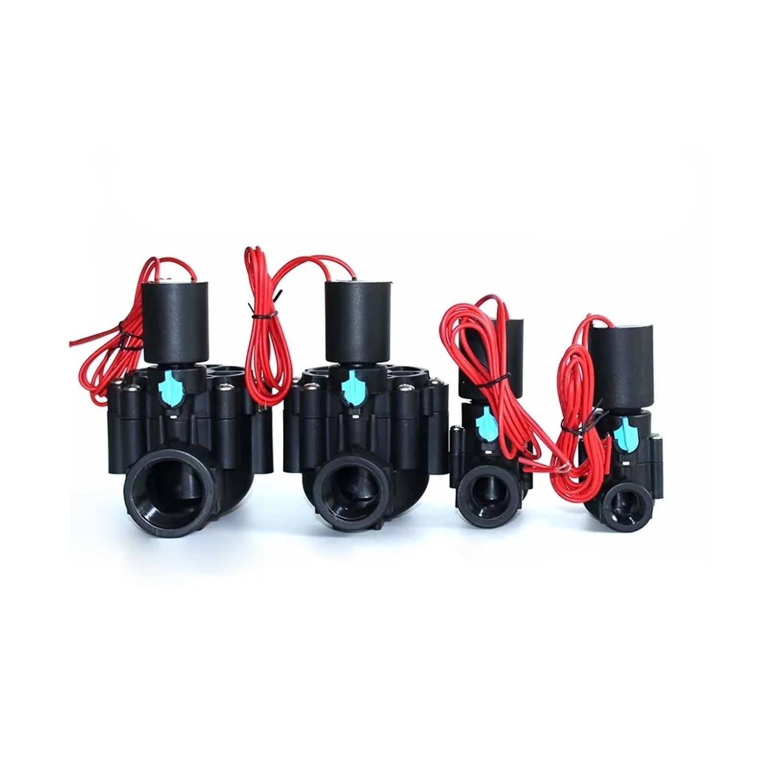 Válvula solenoide de agua de 3/8'', 1/2'', 3/4'' y 1'', 220 V, 12 V y 24 V, normalmente cerrada, de nailon, for riego de jardines y granjas.(45724,24VAC)