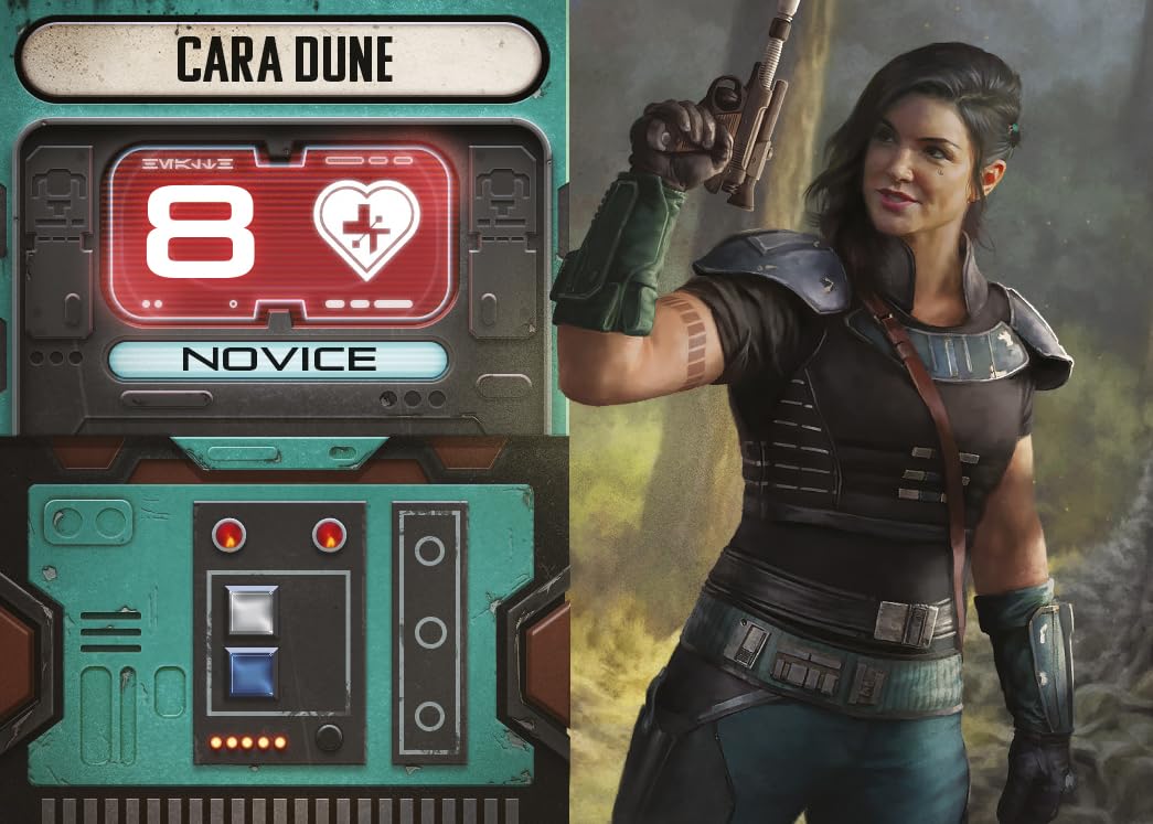 Asmodee Niespodziewane gry Star Wars - The Mandalorian Adventures - Gry planszowe - Gry planszowe - Gra kooperacyjna dla dorosłych i dzieci od 12 lat - od 1 do 4 graczy - wersja francuska