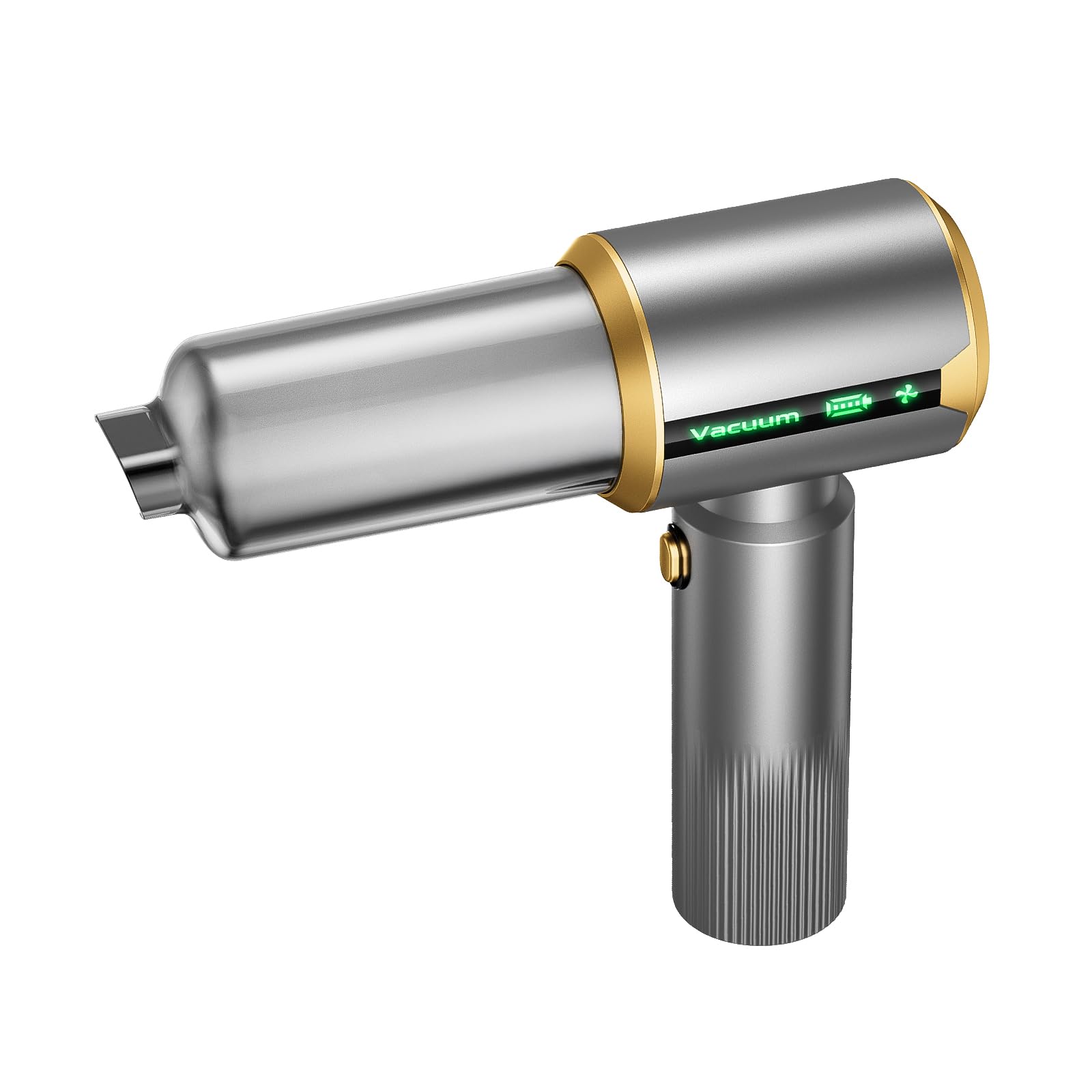 Cordless Car Handheld Vacuum: Car Vacuum Cleaner with 16000Pa Ultra-Strong Suction, Brushless Motor &amp; HEPA Filter - Lightweight Design for Drivers and Office Workers - Ebony