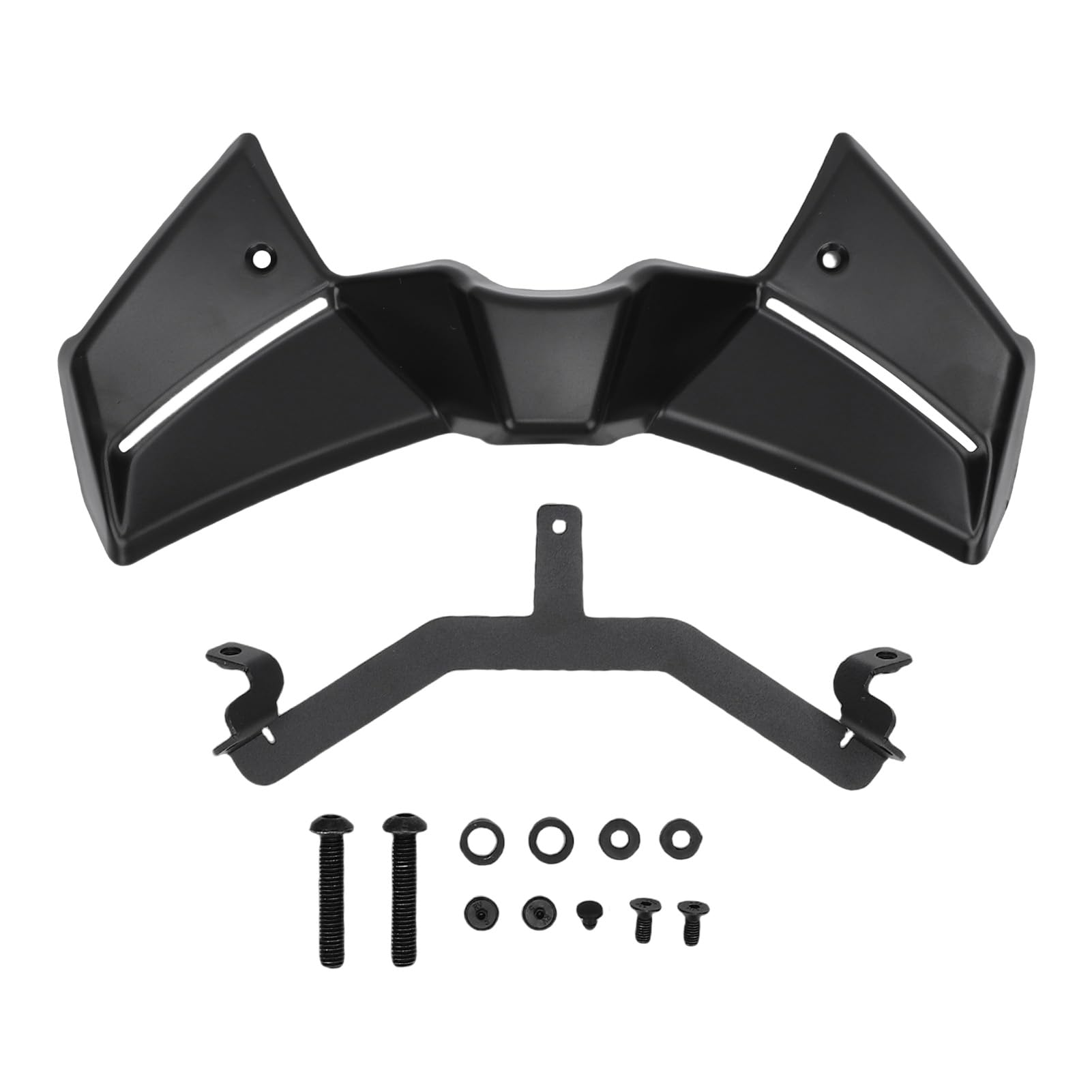 SIXRUN Alerón Delantero para Motocicletas, Material ABS MT-09 SP 2024-2025 Winglet de Carenado para Mejorar la Aerodinámica y el Rendimiento (Black)