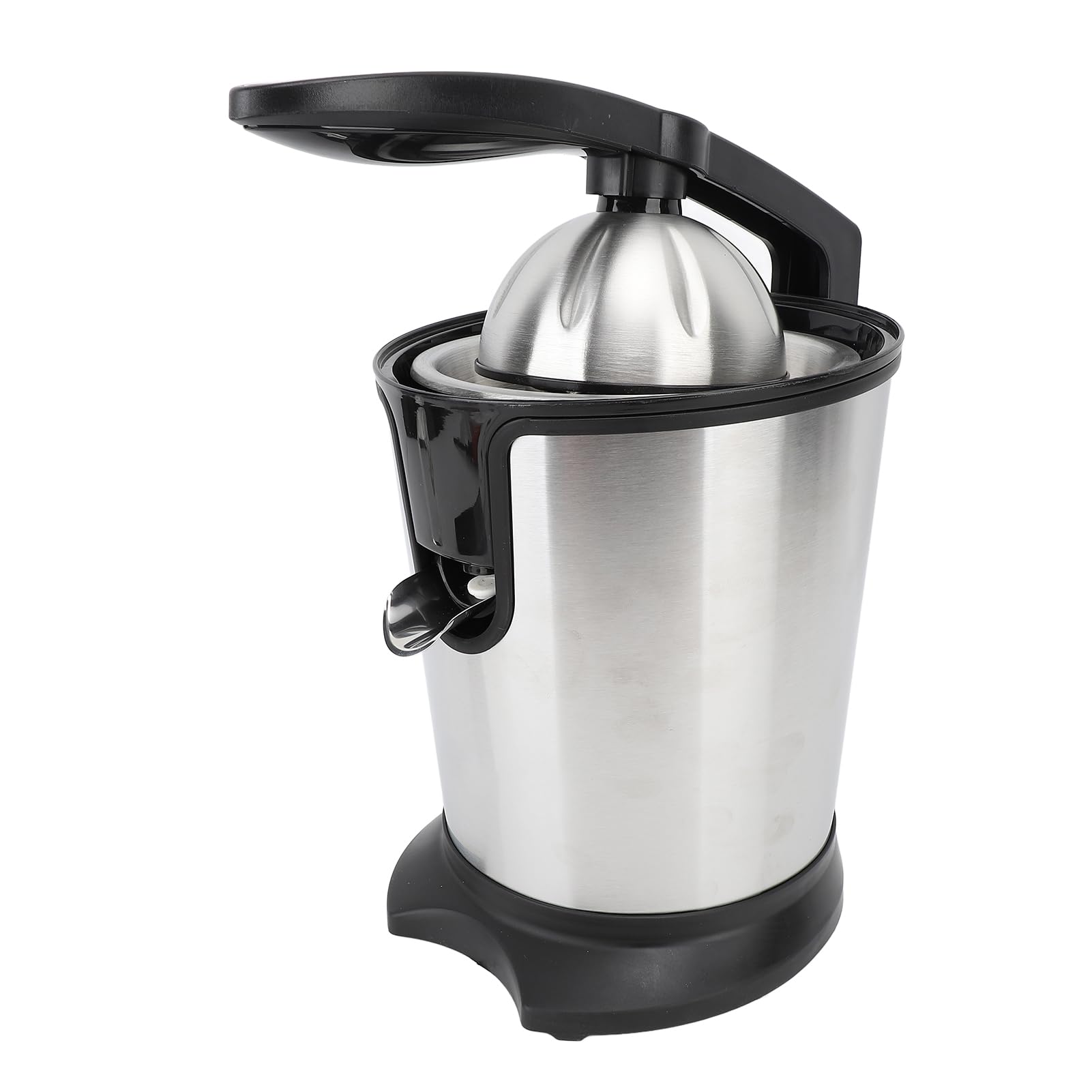 Electric Citrus Juicer, 180W 15000rpm Auto Off Dishwasher Stainless Steel Orange Juicer Ultra Powerful Motor Soft Handle Citrus Squeezer for Oranges, Lemons
