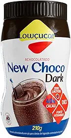 Lowcucar New Choco Dark - Pote 210G