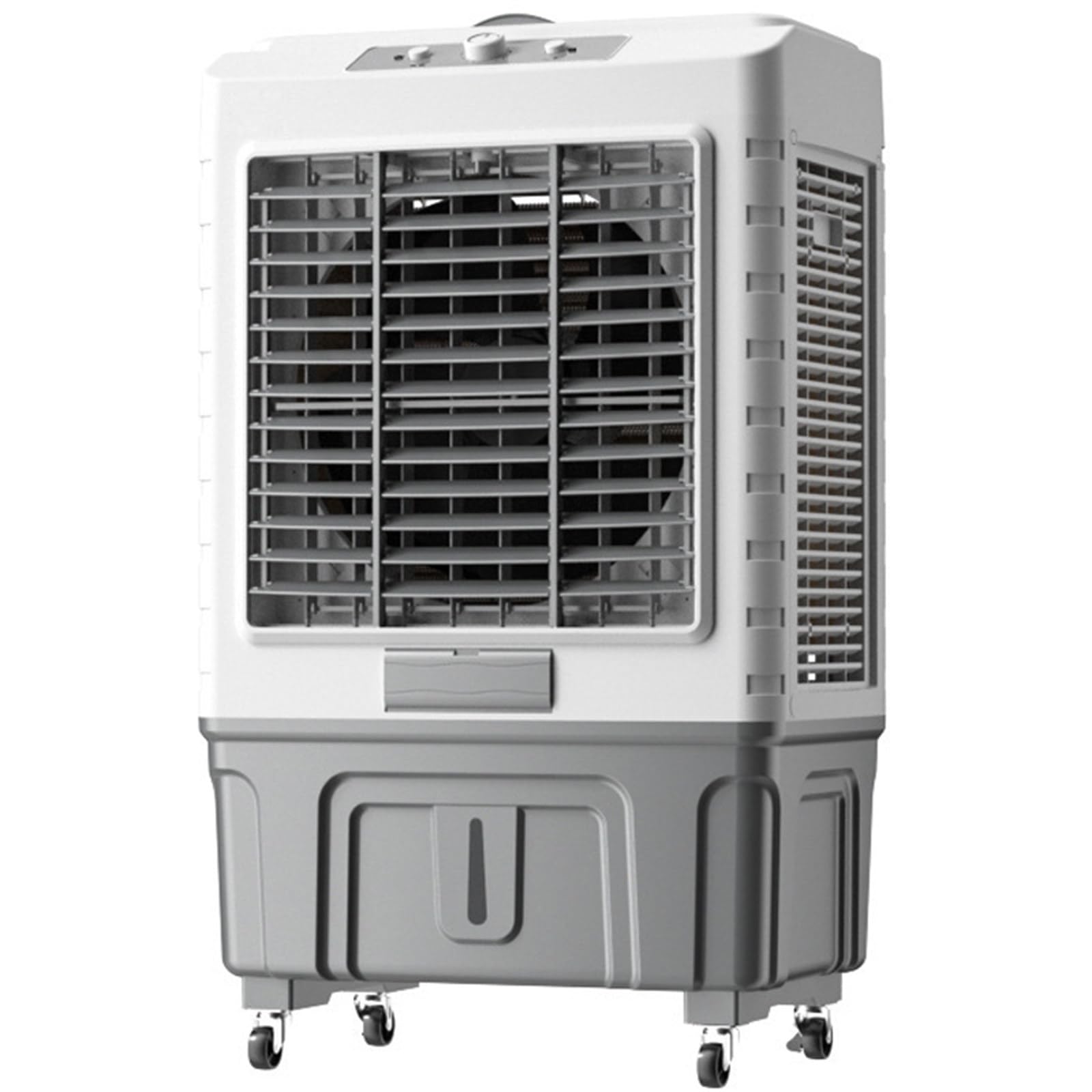 GTHTUHFD Portable Air Cooler, 3 In 1 Evaporative Air Conditioner With 80L Water Tank, Oscillating Louvres, Low Noise, 3 Speeds For Outdoor Indoor Use,55L