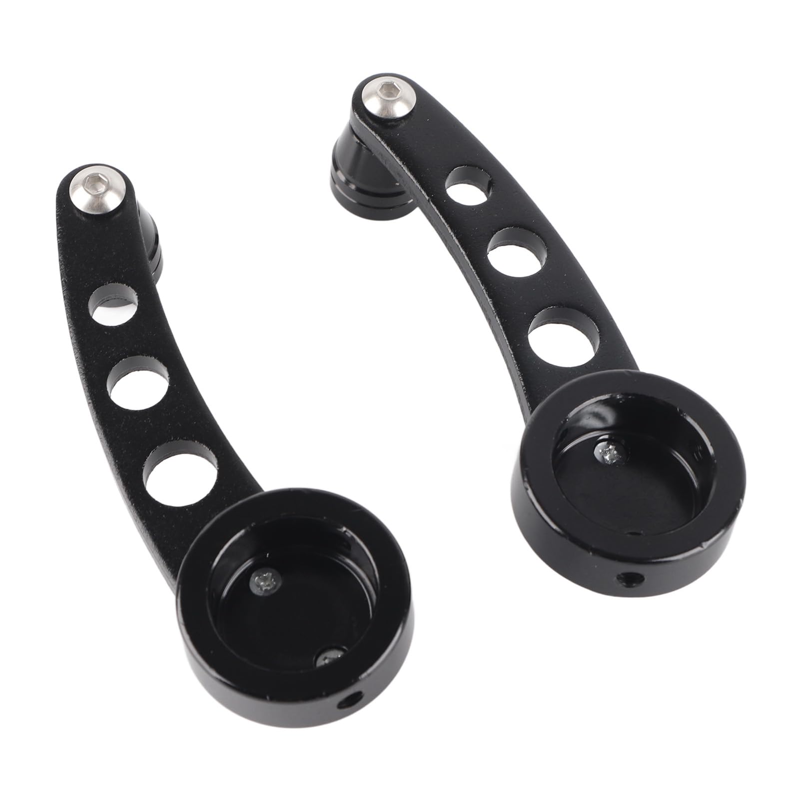 Manovelle Per Alzacristalli Auto, 2 Pezzi In Alluminio Con 8 Adattatori - Universali Per Finestrini Manuali