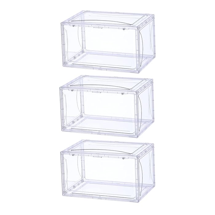 Buy Drop Front Shoe Box, Ultra Clear Acrylic Display
