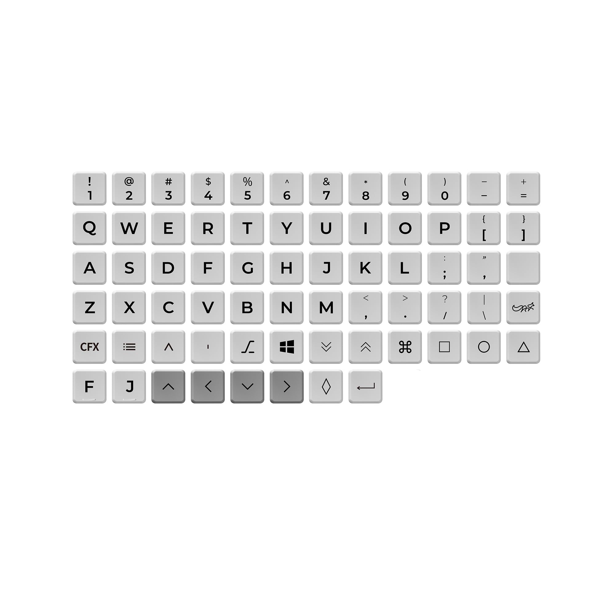 Amazon.com: Chocfox-Fans Keycaps Low Profile PBT Keycaps for Kailh