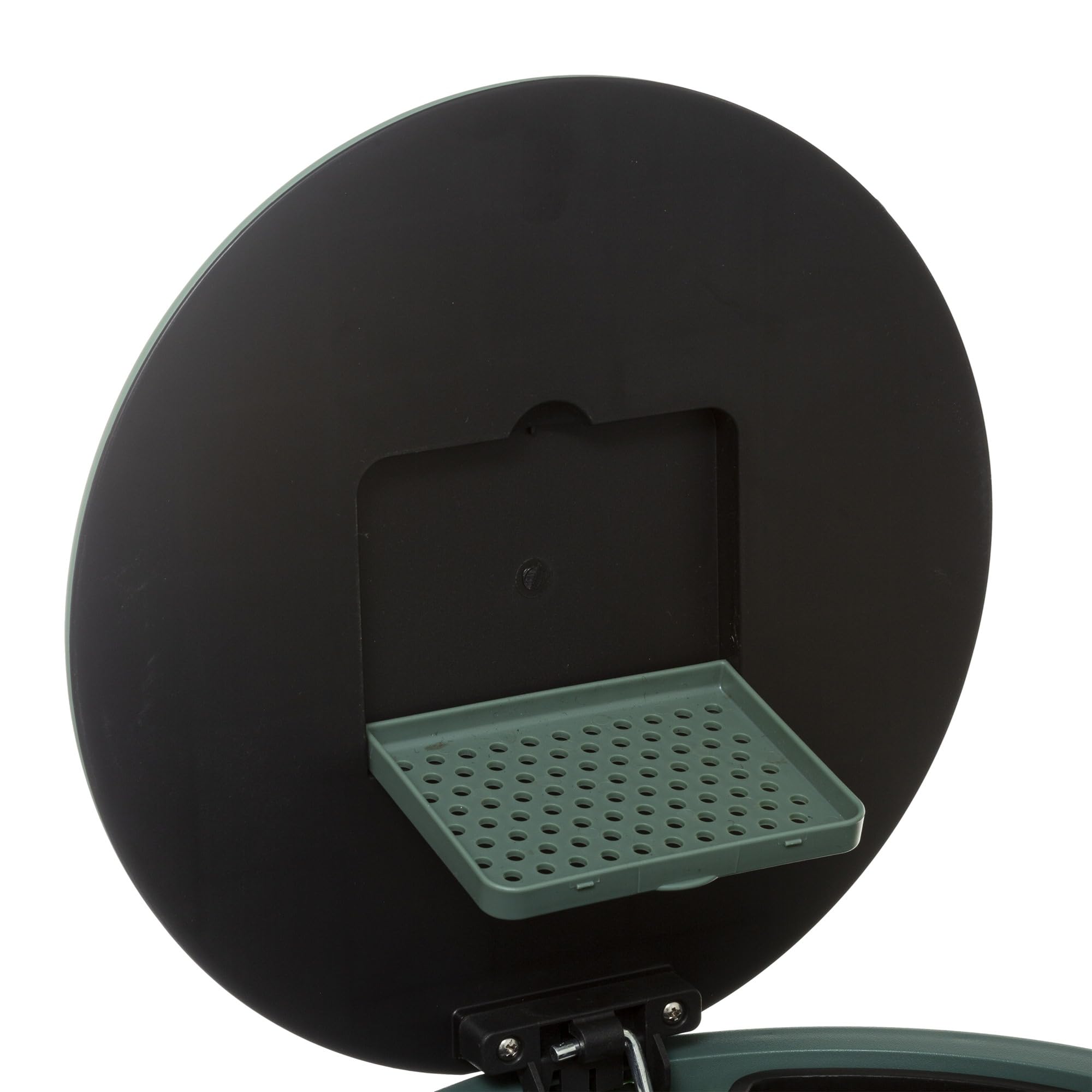 WELL HOME - Papelera / cubo de basura / contenedor de residuos con pedal 30L Retro verde delta