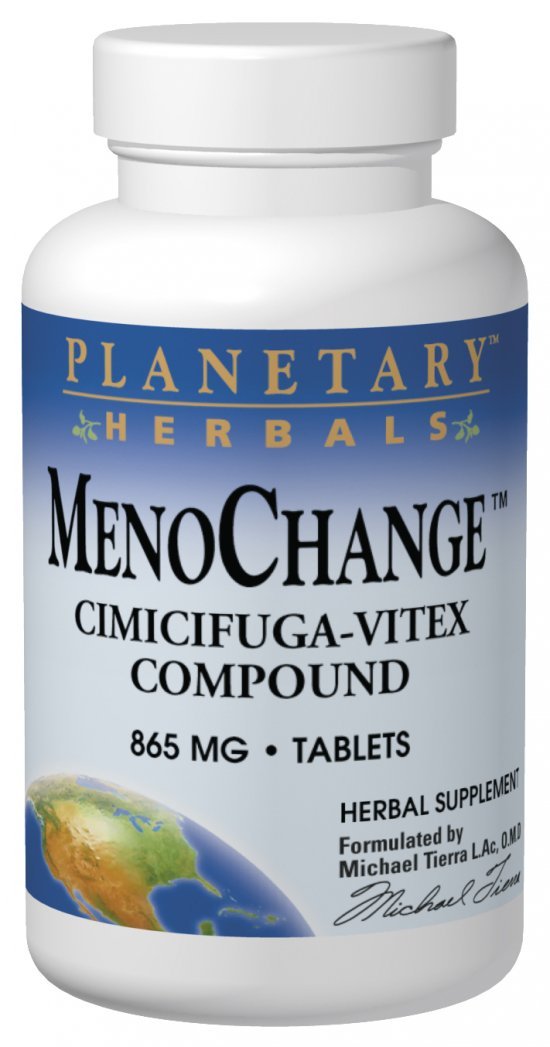 Planetary Herbals MenoChange Cimicifuga-Vitex Compound, 865 mg, 100 Tablets