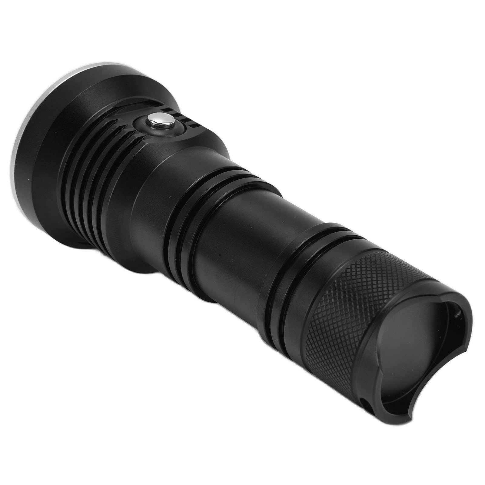 Torcia Subacquea in Lega di Alluminio 10000LM 12 LED 5 modalità IP68 Profondità di Immersione 100 M per Pesca Subacquea Campeggio con Luce Bianca Rossa Blu