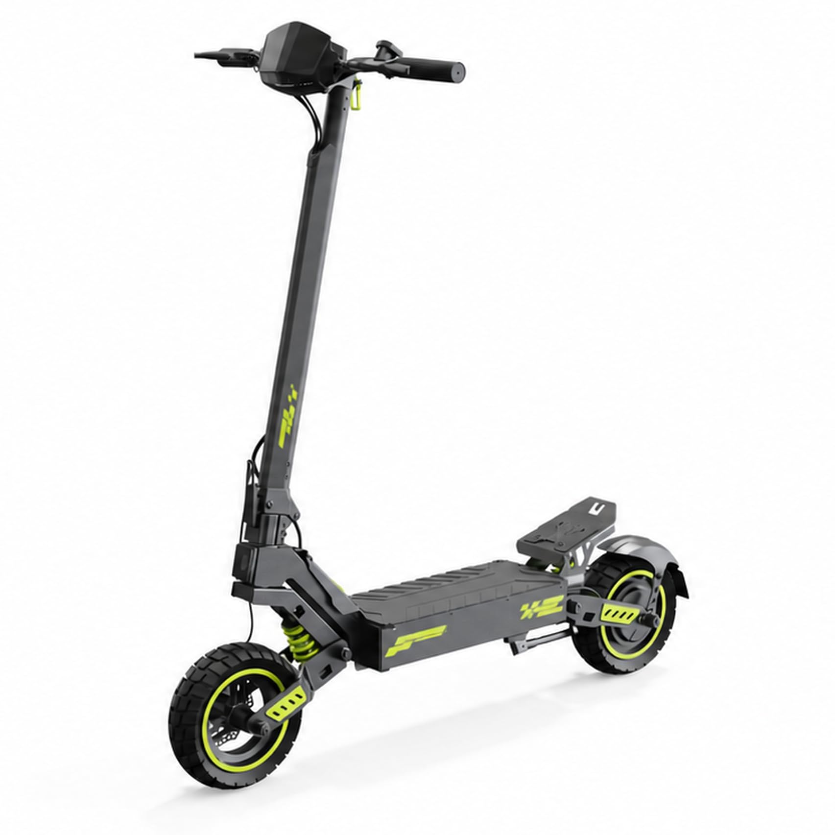 D1P Monopattino Elettrico Adulto, Autonomia Massima di 55 KM, 10" Monopattino Elettrico Pieghevole, App, Carico 150 KG, Manubrio Regolabile, Sospensione Quadrupla