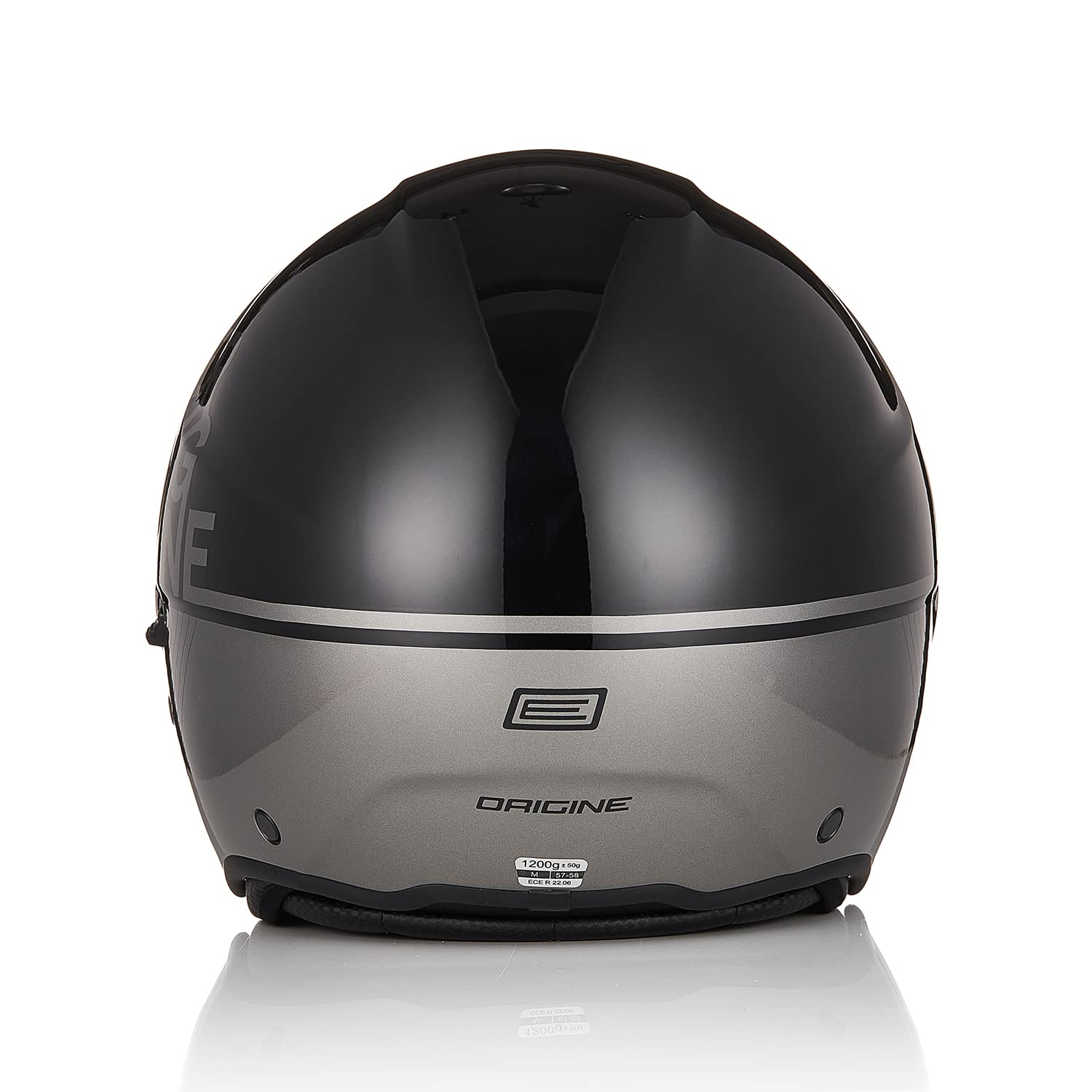 ORIGINE Casque de Moto Jet Casque Scooter avec Visière Homologué ECE 22 - 06