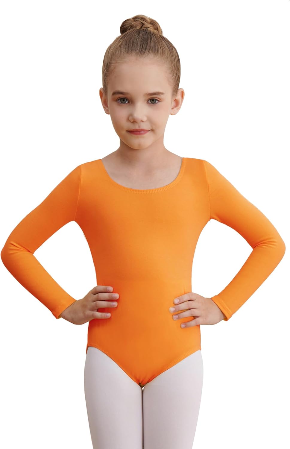 Alegra Girls Flare Long Sleeve Gymnastics Leotard | Move Dance