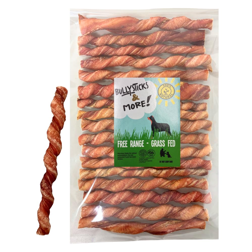 BULLYSTICKS &amp; MORE - Bully Stick Twists 6" - 16 Count