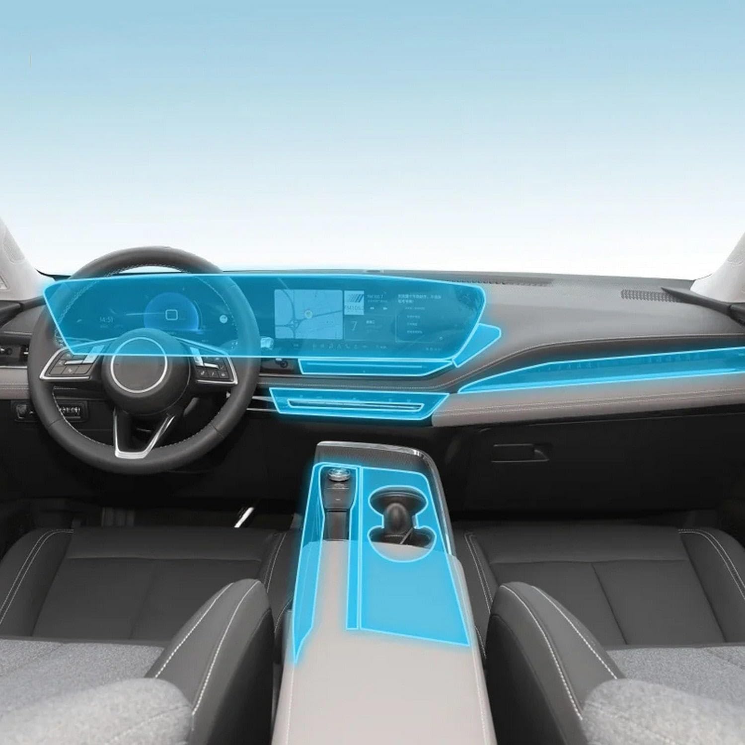Protection anti-rayures console centrale Buick Electra 5 2023 - 7