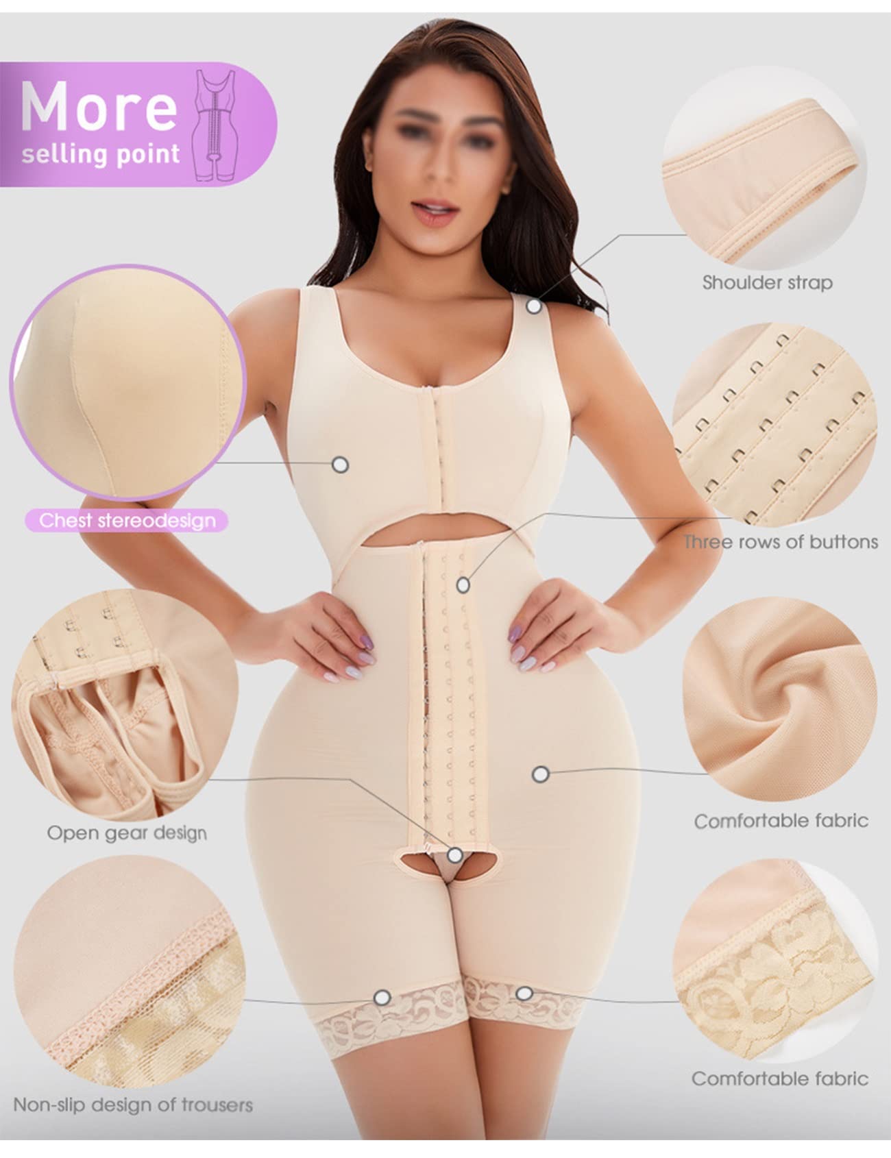 MMRTDJDR S-6XL kobiety po porodzie Plus rozmiar fałszywe dwuczęściowe body wyszczuplają brzuch Butt Lifter bielizna modelująca pas gorset