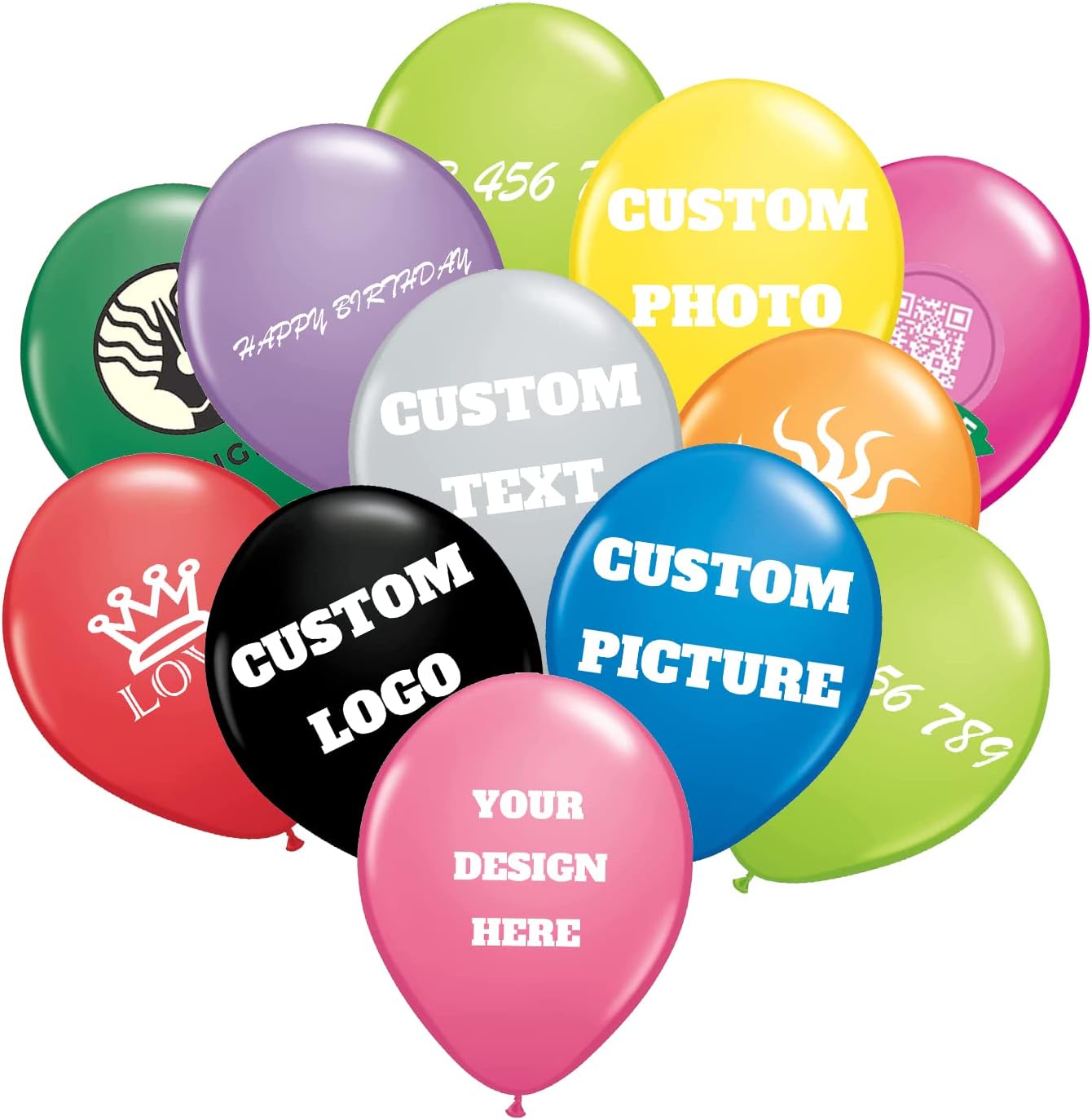 500pcsCustom BalloonsPersonalized DesignYour OwnBalloons Balloons
